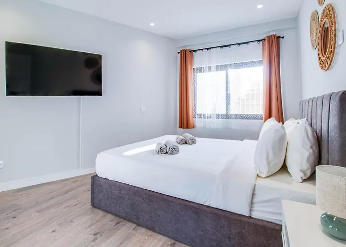 Stunning Ocean View 200mt Ac Pool 아파트 알부페이라